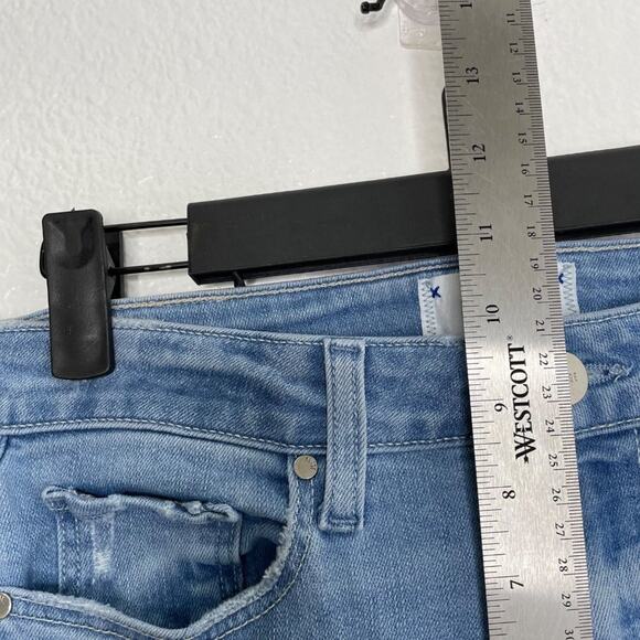Paige Womens Jeans Size 27 Blue Denim Hoxten Ankle Skinny Leg Light Wash - Picture 7 of 16